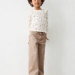 Girl twill trousers
