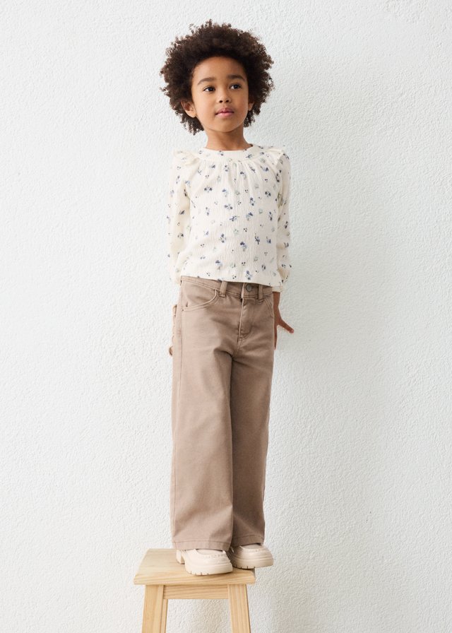 Girl twill trousers
