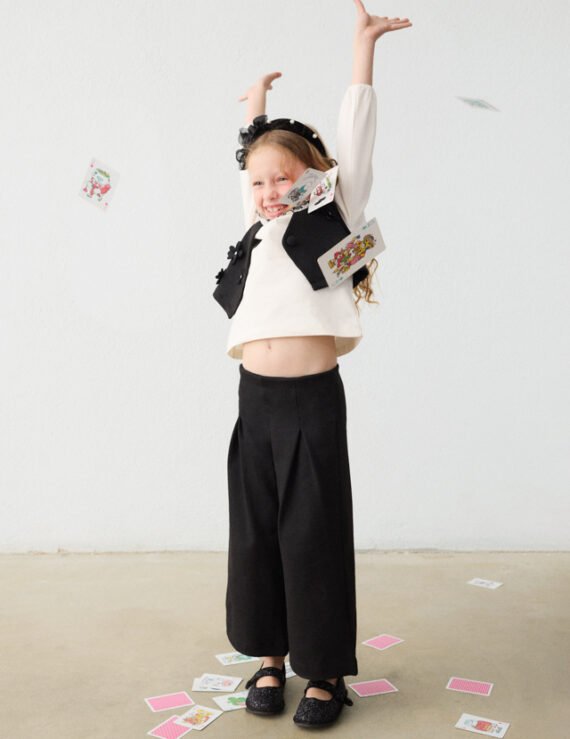 Girl Floral Vest and Pants Set