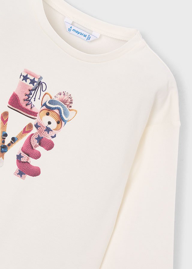 3-piece tracksuit with T-shirt for girls