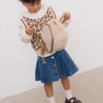 Girls denim skirt
