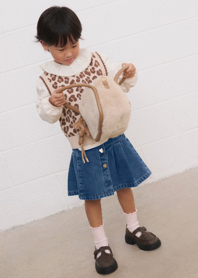 Girls denim skirt