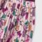 Girl print pleated skirt