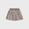 Girl print pleated skirt
