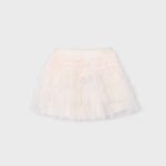 Girls' tulle ruffle skirt