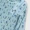 Printed pleated dress for girls