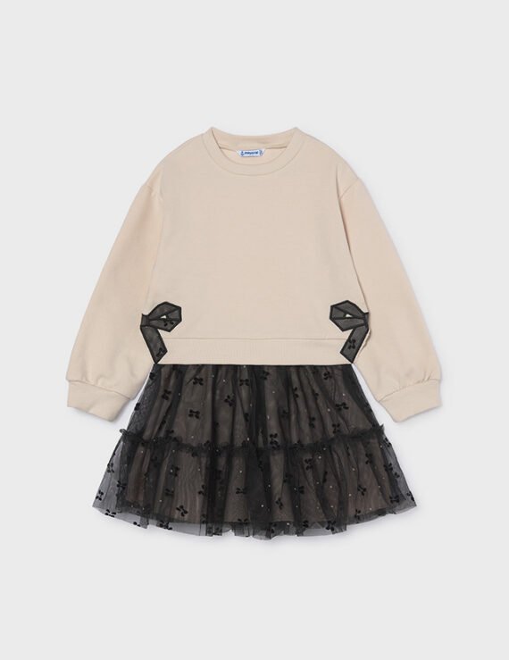 Girl Tulle Skirt and Sweatshirt Set