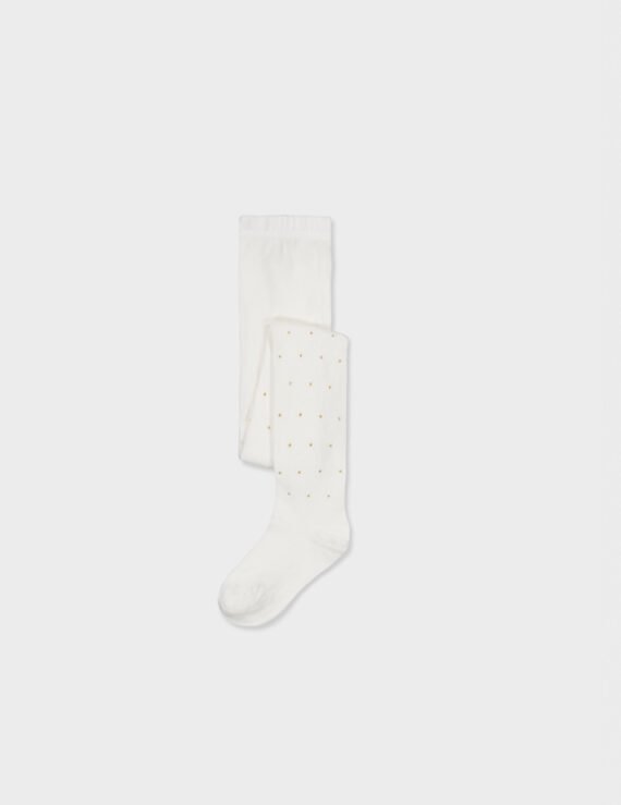 Girls tights with press studs