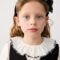 Velvet flower headband for girls