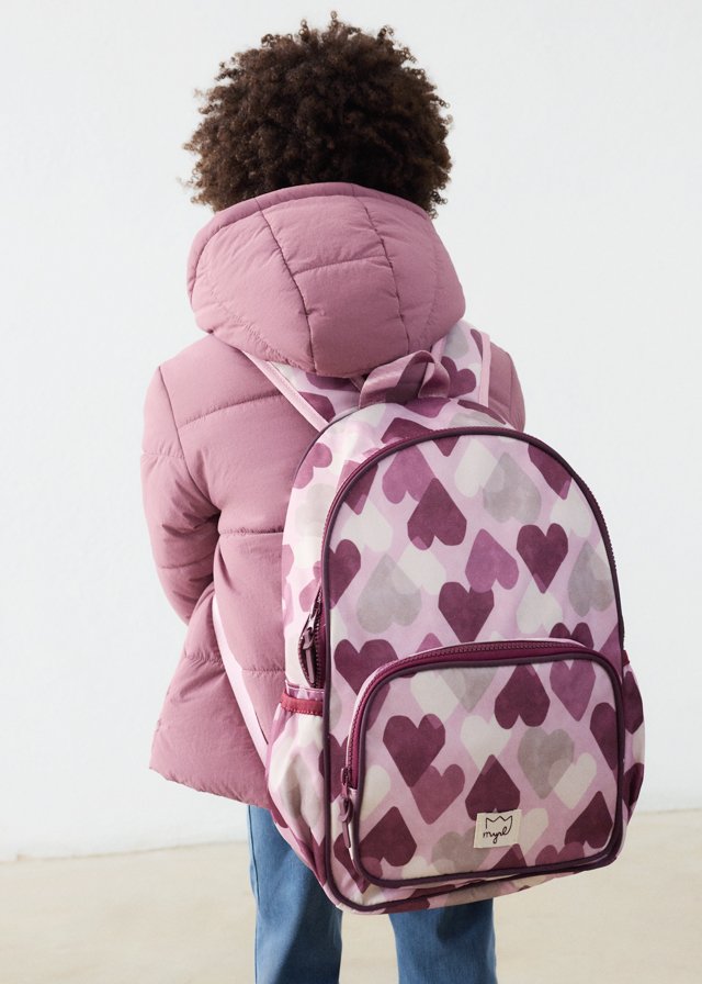 Girls' rucksack with pencil case