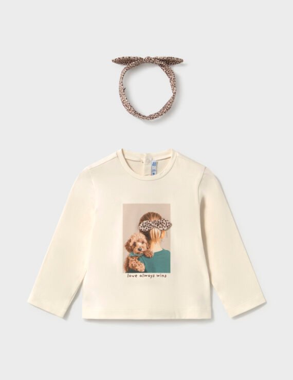 Baby T-shirt with headband