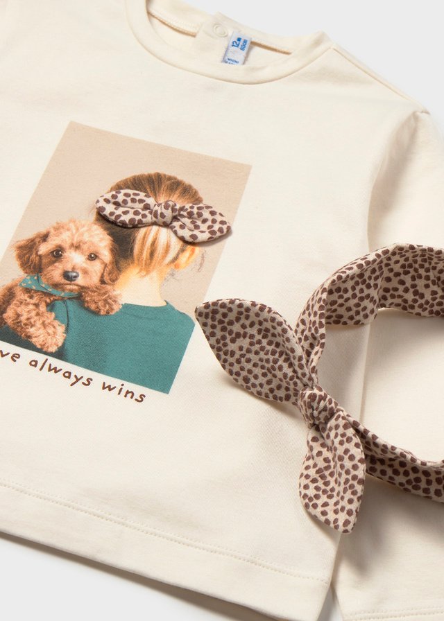 Baby T-shirt with headband