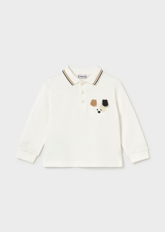 Baby animal polo shirt