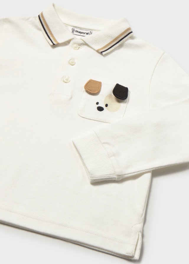 Baby animal polo shirt