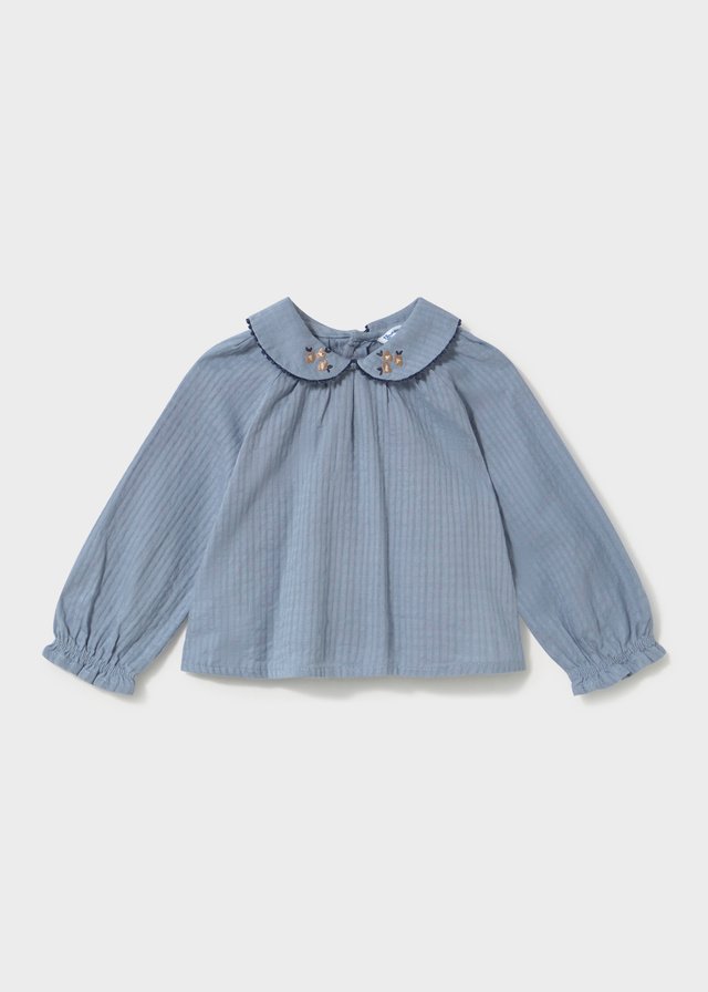 Baby-textured blouse