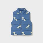 Reversible printed baby vest