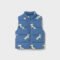 Reversible printed baby vest