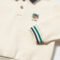 Baby polo-neck sweatshirt with screen print