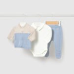 3-piece set newborn leggings