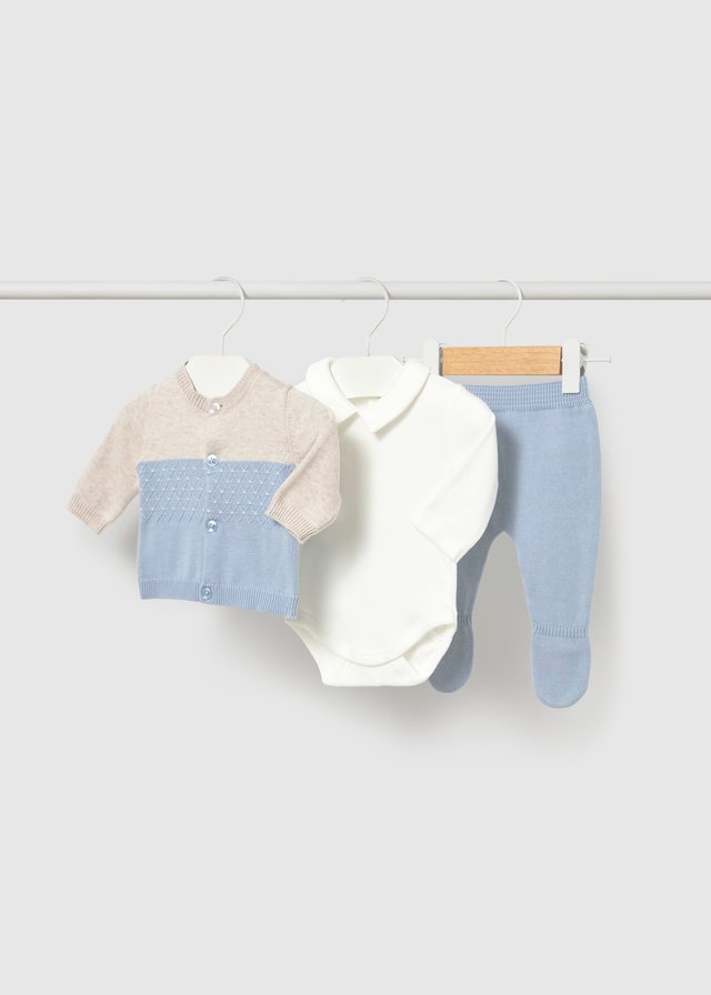 3-piece set newborn leggings