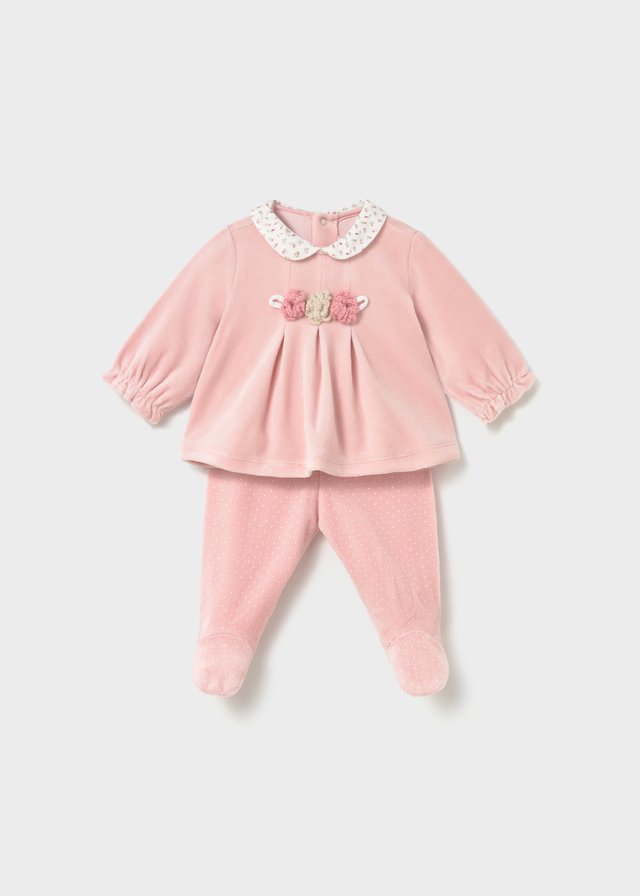 Newborn Girl Pants and Top Set