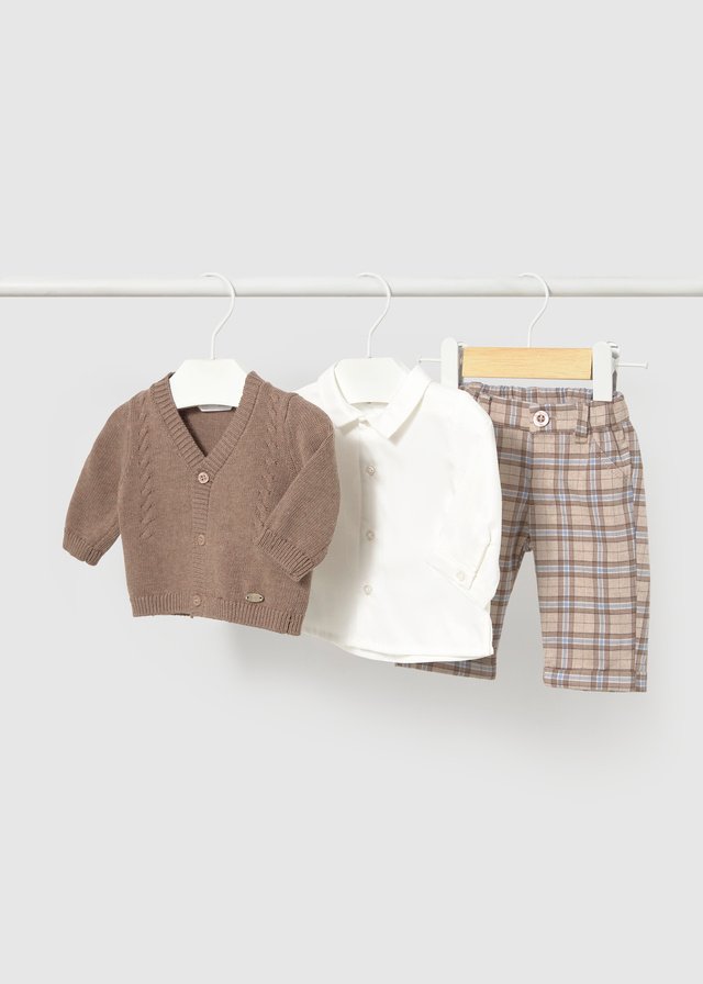 Newborn 3-piece cardigan set