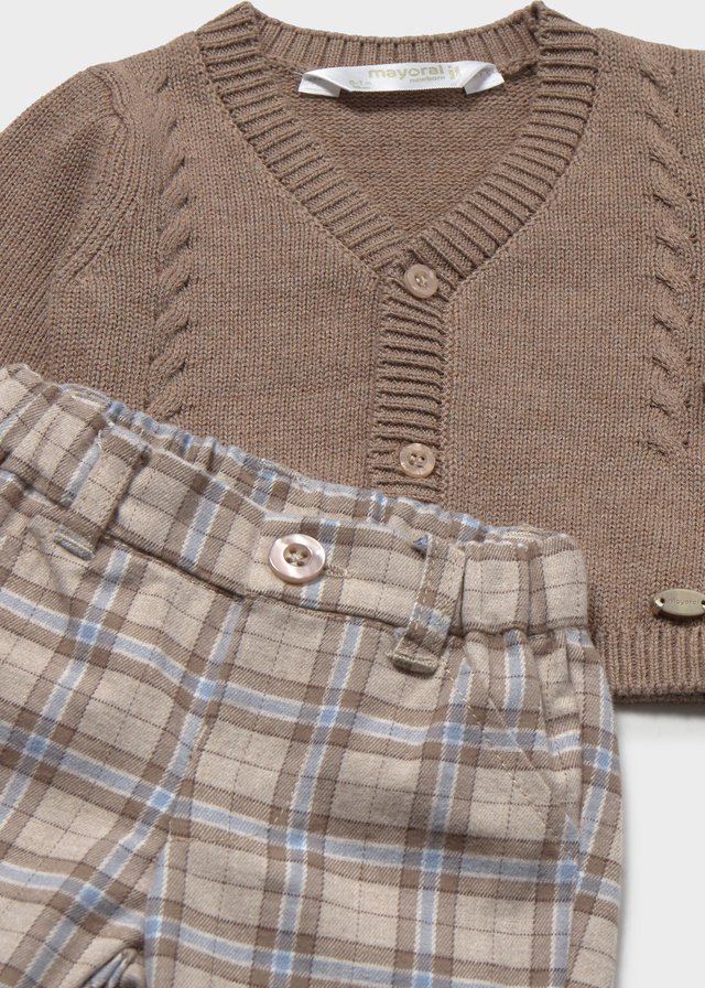 Newborn 3-piece cardigan set