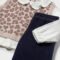 Baby trousers and blouse set with vest
