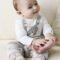 Newborn dinosaur dungarees