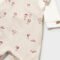 Newborn boy print dungarees and t-shirt set