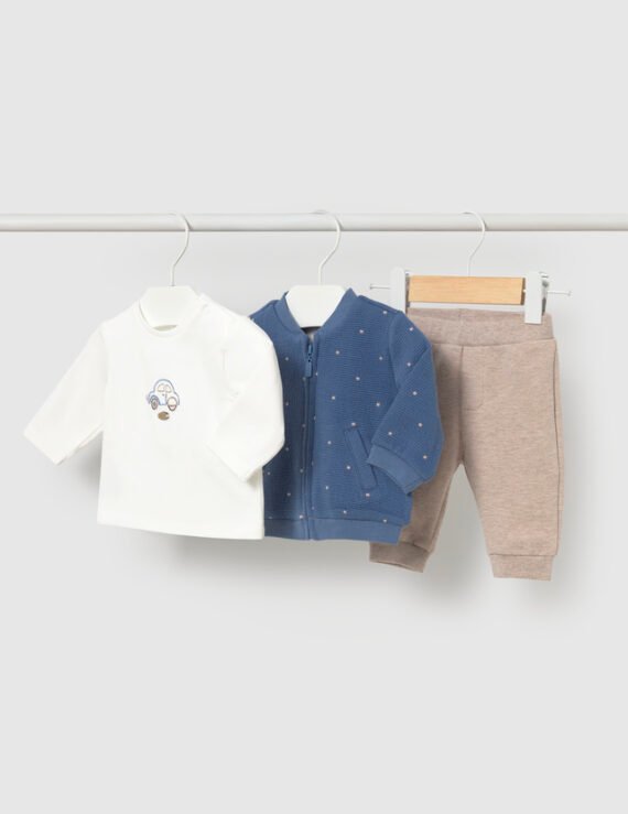 Newborn Boy Tracksuit with T-Shirt
