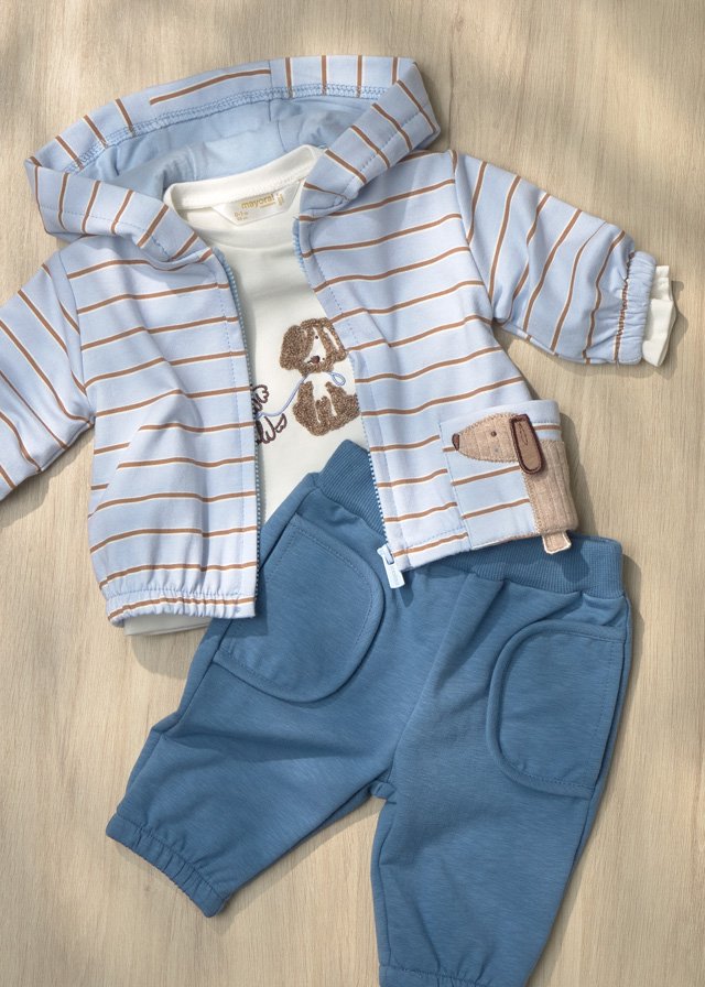 Newborn Boy Tracksuit with T-Shirt