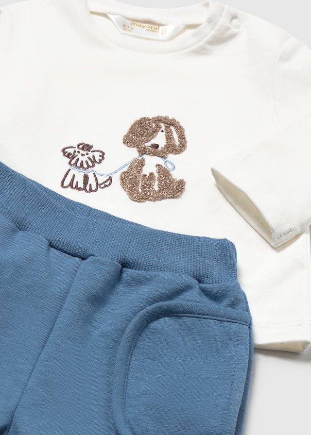 Newborn Boy Tracksuit with T-Shirt