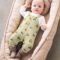 Newborn Boy Print Dungaree Babygrow