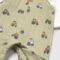 Newborn Boy Print Dungaree Babygrow