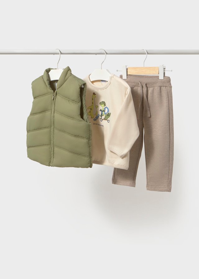Baby 3-piece Tracksuit and Gilet