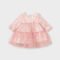 Newborn Girl Printed Tulle Dress