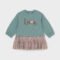 Baby fleece combo dress
