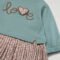 Baby fleece combo dress