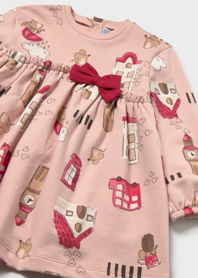 Baby Bow Printed Dress