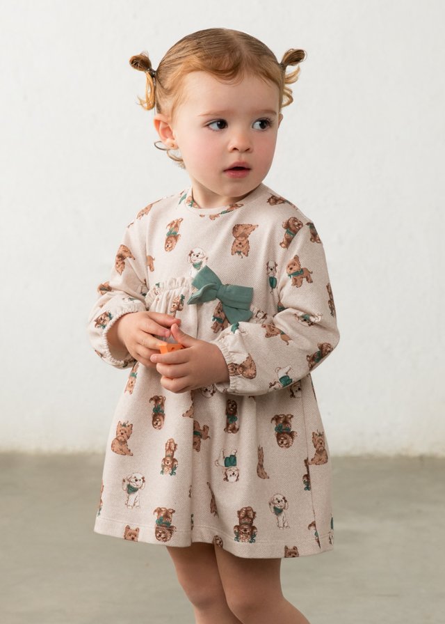 Baby Bow Printed Dress