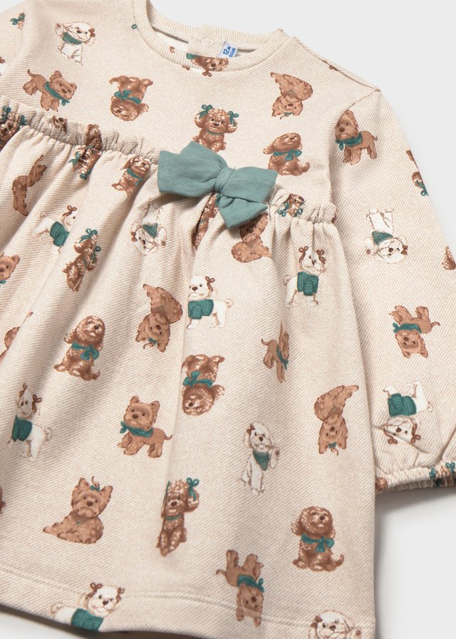 Baby Bow Printed Dress
