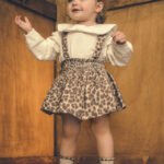 Baby Dungarees Skirt and Blouse Set