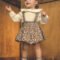 Baby Dungarees Skirt and Blouse Set