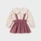Baby Dungarees Skirt and Blouse Set
