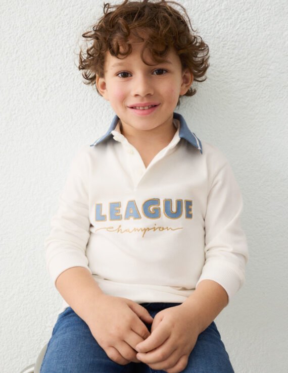 Boys' sports polo shirt