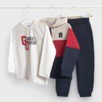 Boy 3-Piece Tracksuit With T-Shirt