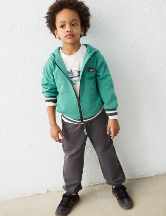Boy 3-Piece Tracksuit With T-Shirt