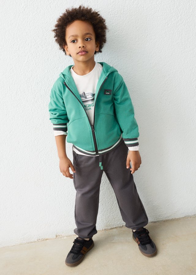 Boy 3-Piece Tracksuit With T-Shirt