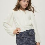 Girl's chiffon blouse